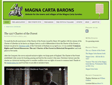 Tablet Screenshot of magnacartabarons.info